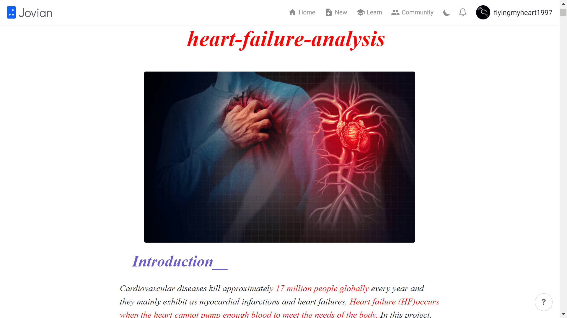 HEART FALURE ANALYSIS